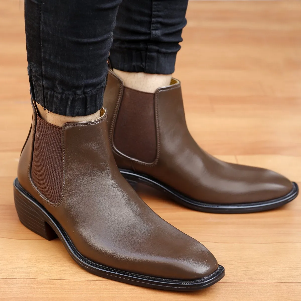 New Stylish Men's 2 Inch Hidden Height Increasing Trendiest Boots