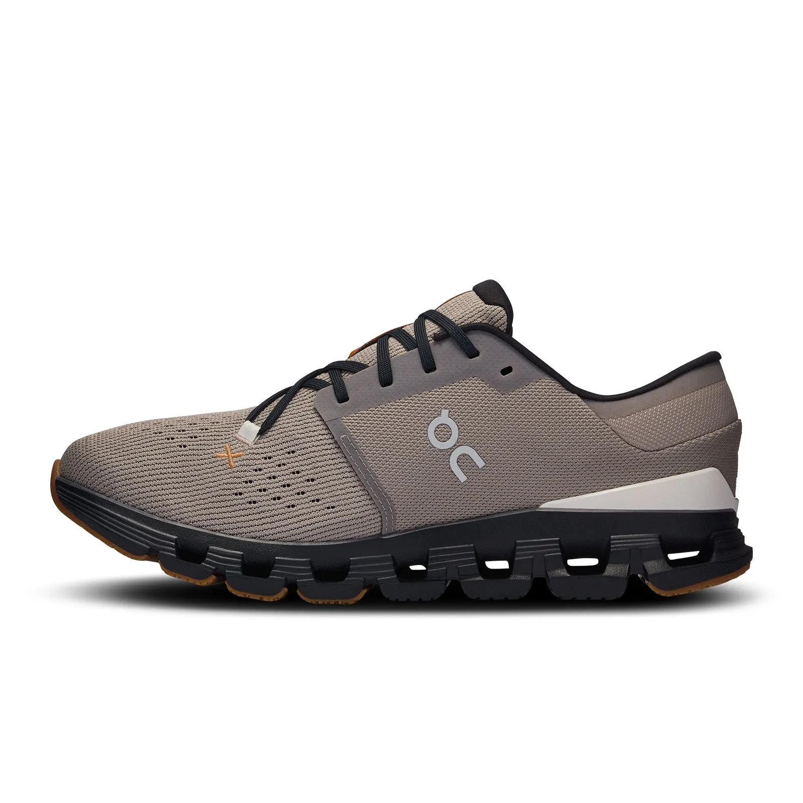 On Running Cloud X4 Running Shoe (Men) - Fog/Black