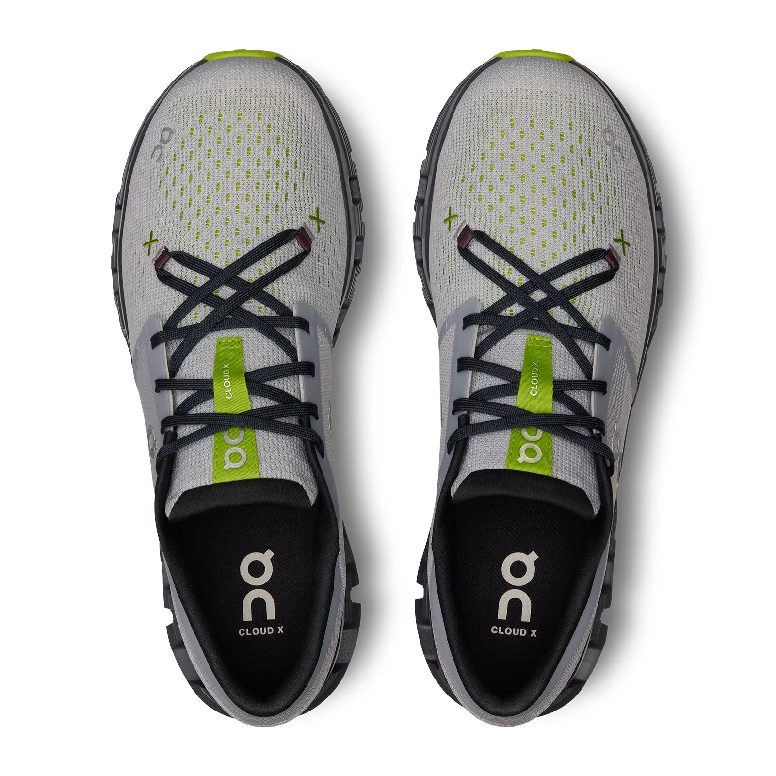On Running Cloud X4 Running Shoe (Men) - Glacier/Eclipse