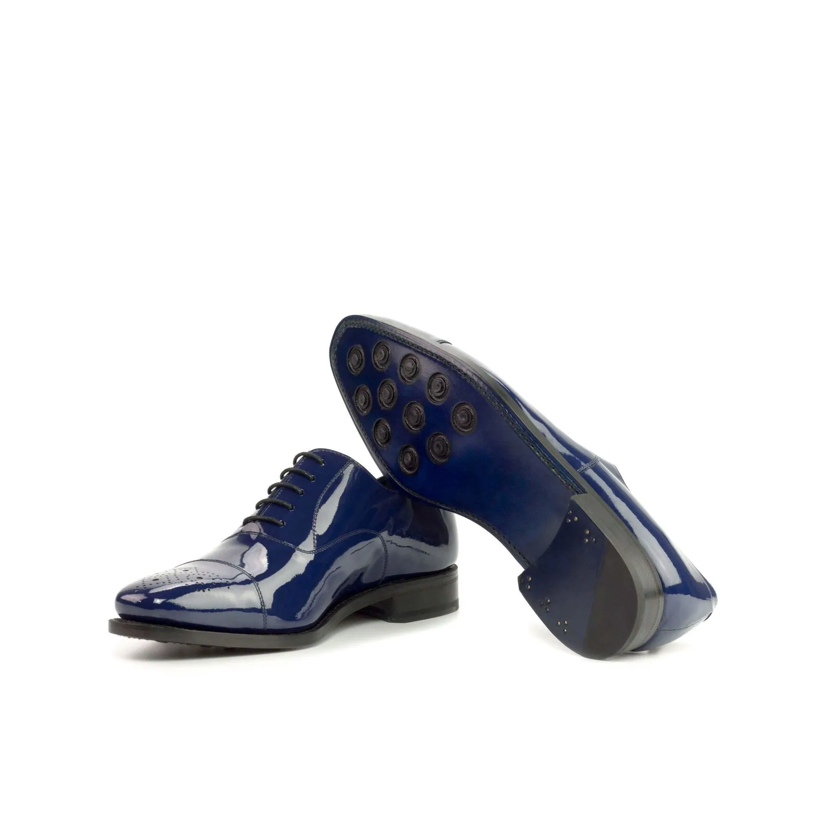 Oxford-Patent, Blue-Wholesale
