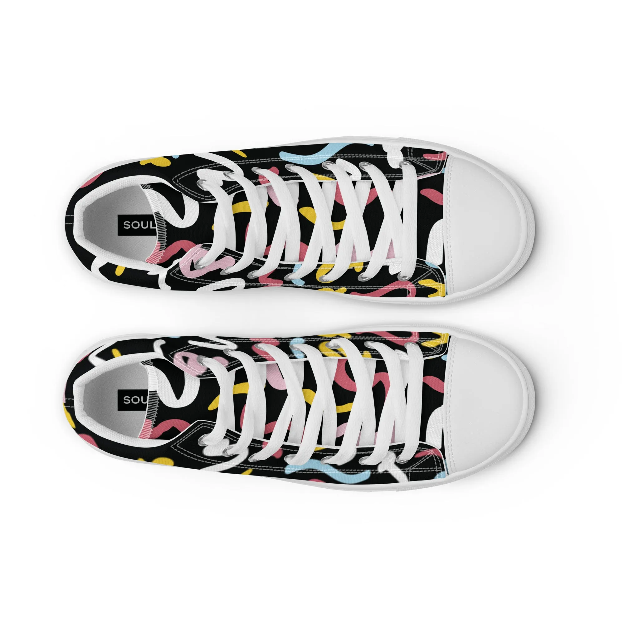 QUANTUM Men’s High Top Canvas Shoes