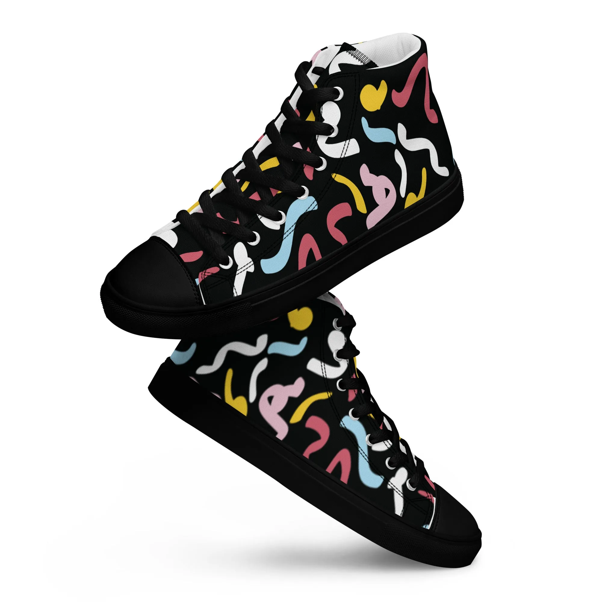 QUANTUM Men’s High Top Canvas Shoes