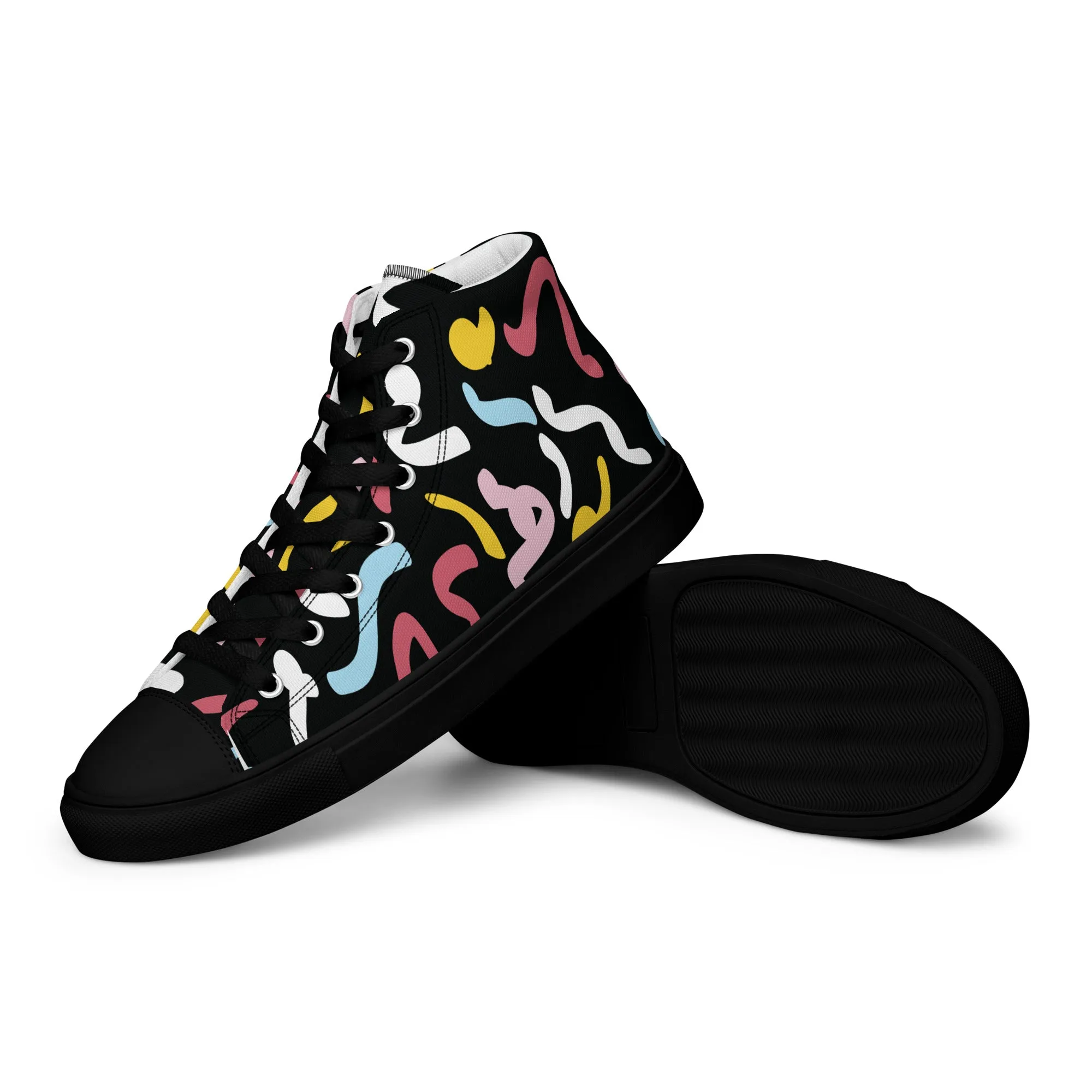 QUANTUM Men’s High Top Canvas Shoes