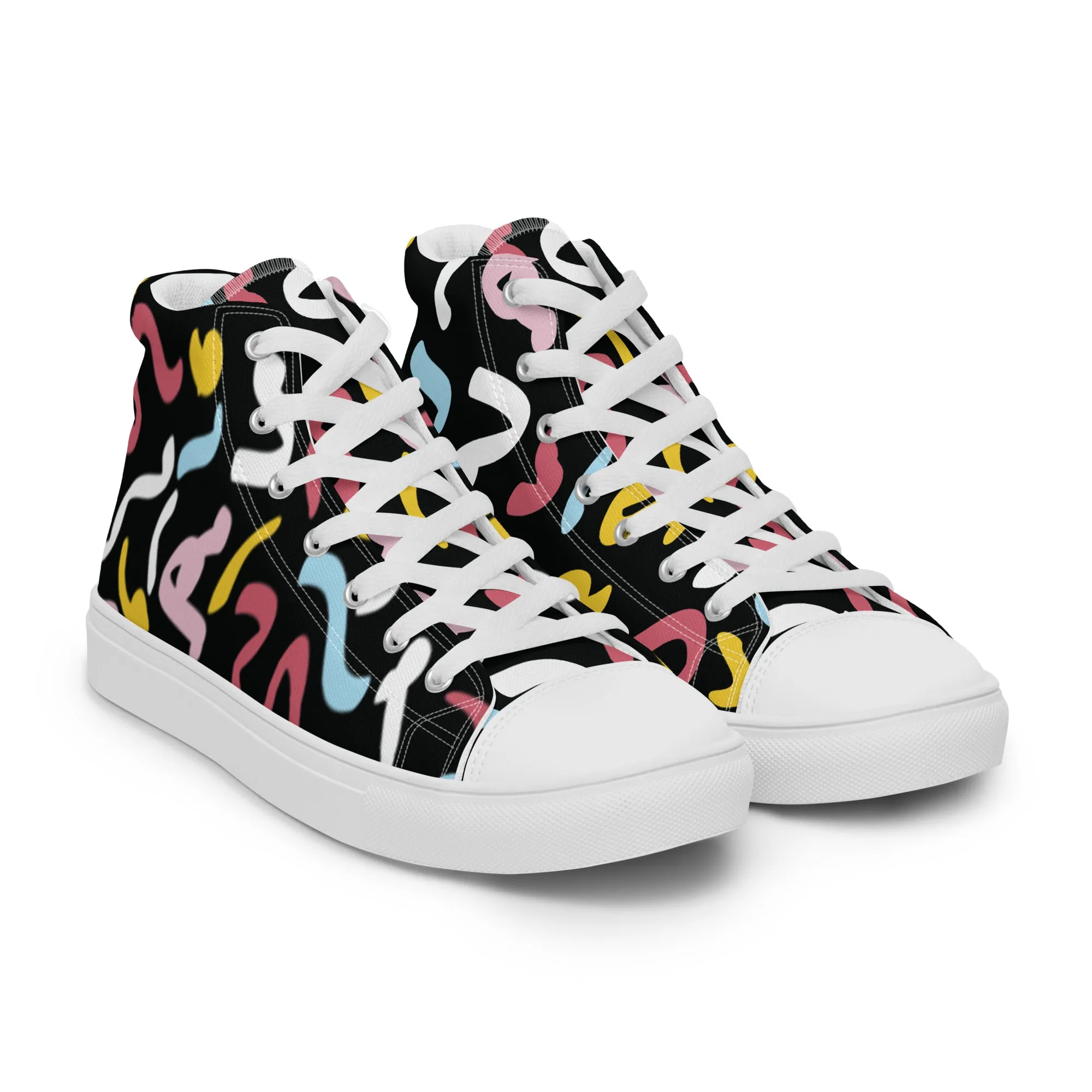QUANTUM Men’s High Top Canvas Shoes