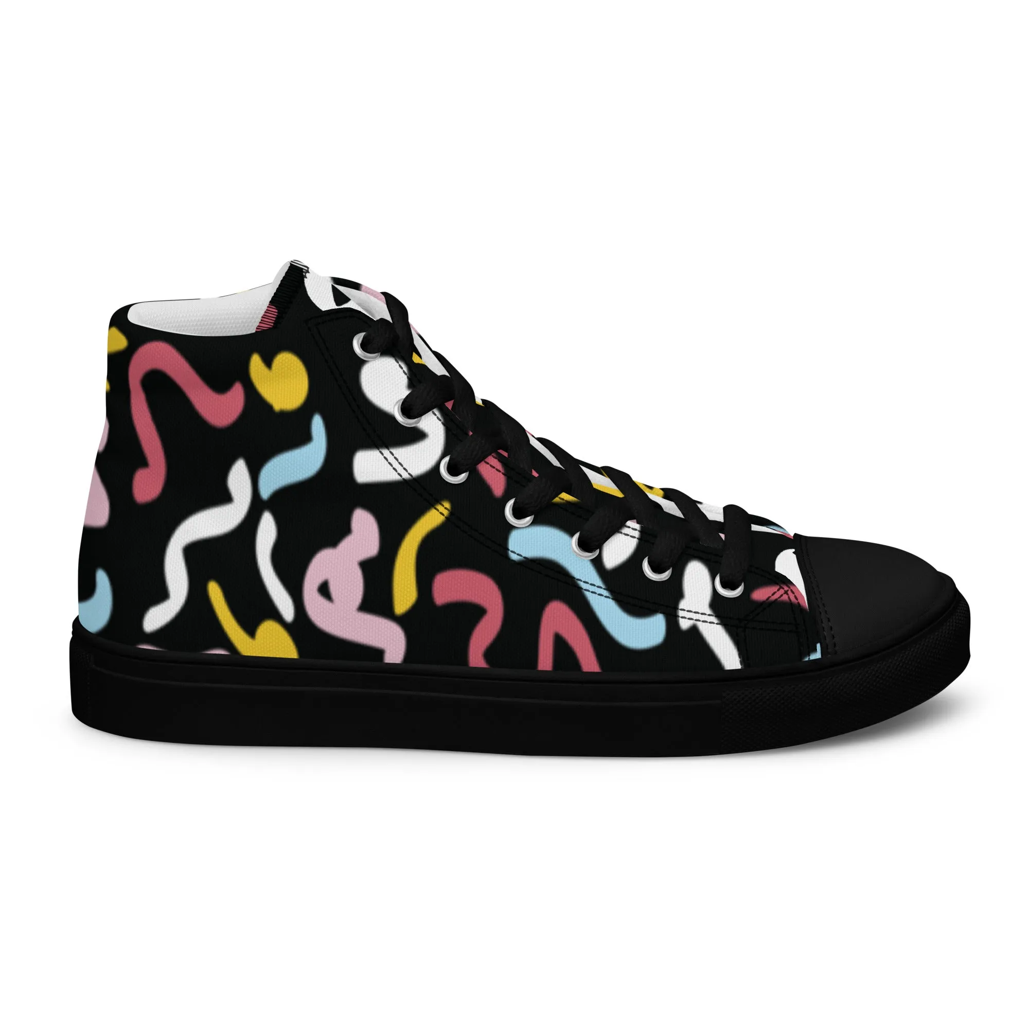 QUANTUM Men’s High Top Canvas Shoes