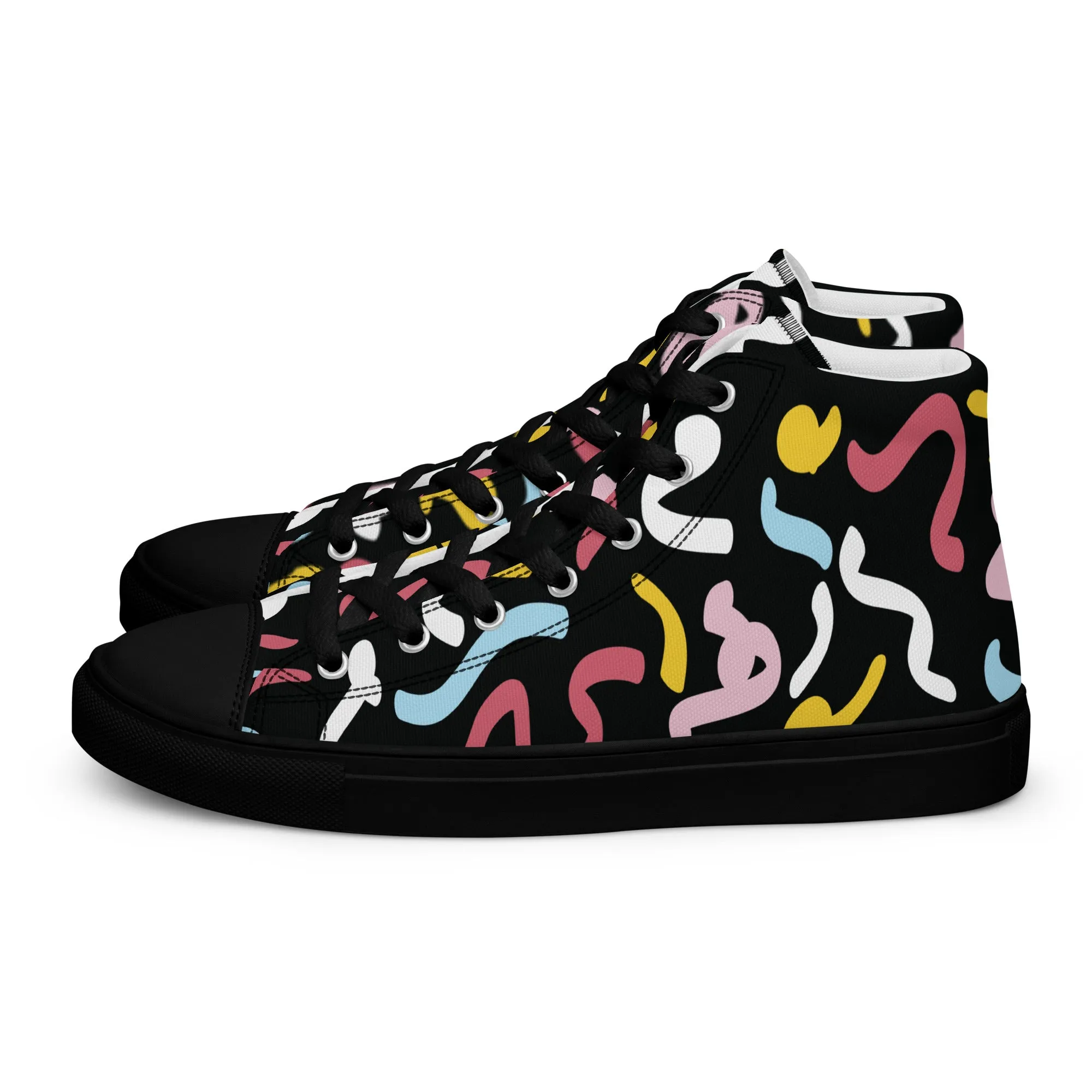 QUANTUM Men’s High Top Canvas Shoes