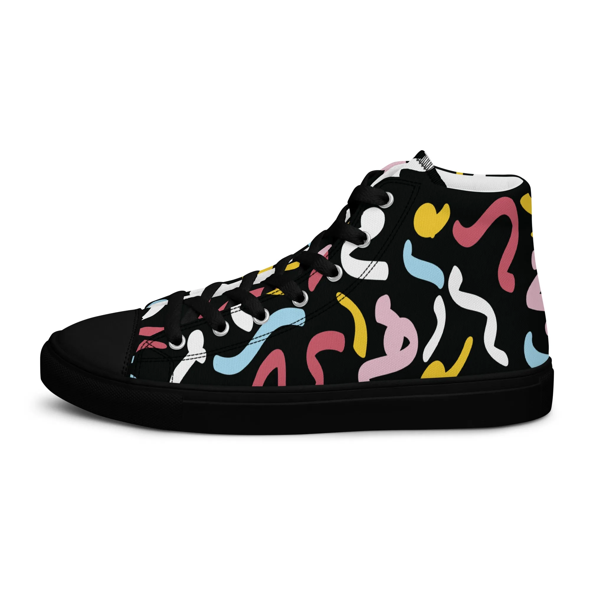 QUANTUM Men’s High Top Canvas Shoes