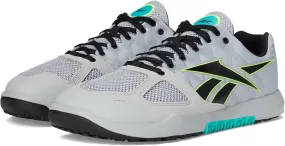 Reebok Men's Nano 2.0 Sneaker, Grey 1/Unleashed Green/Lime, 9