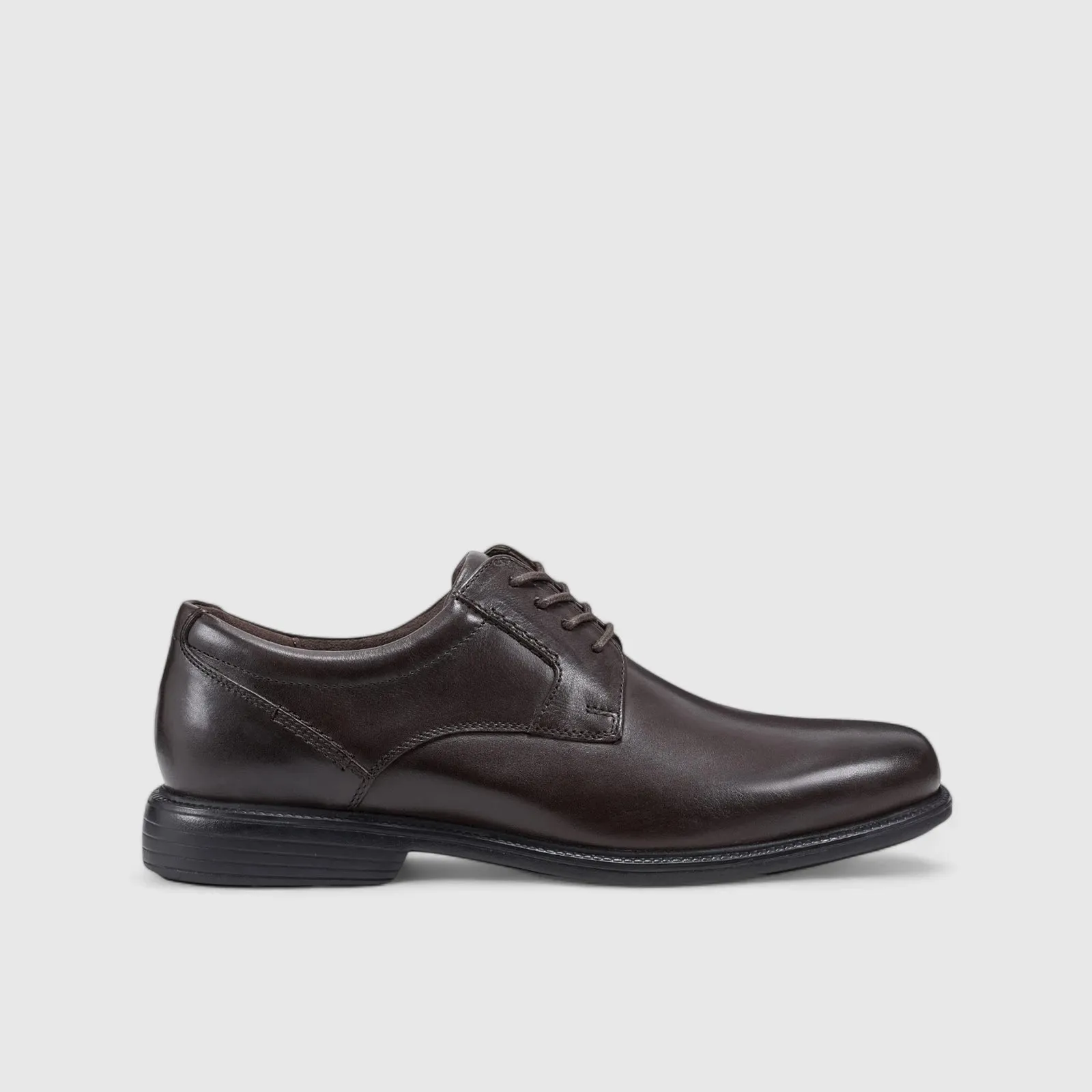 Rockport Charles Road Plain Toe Lace Up Comfort Shoe Brown