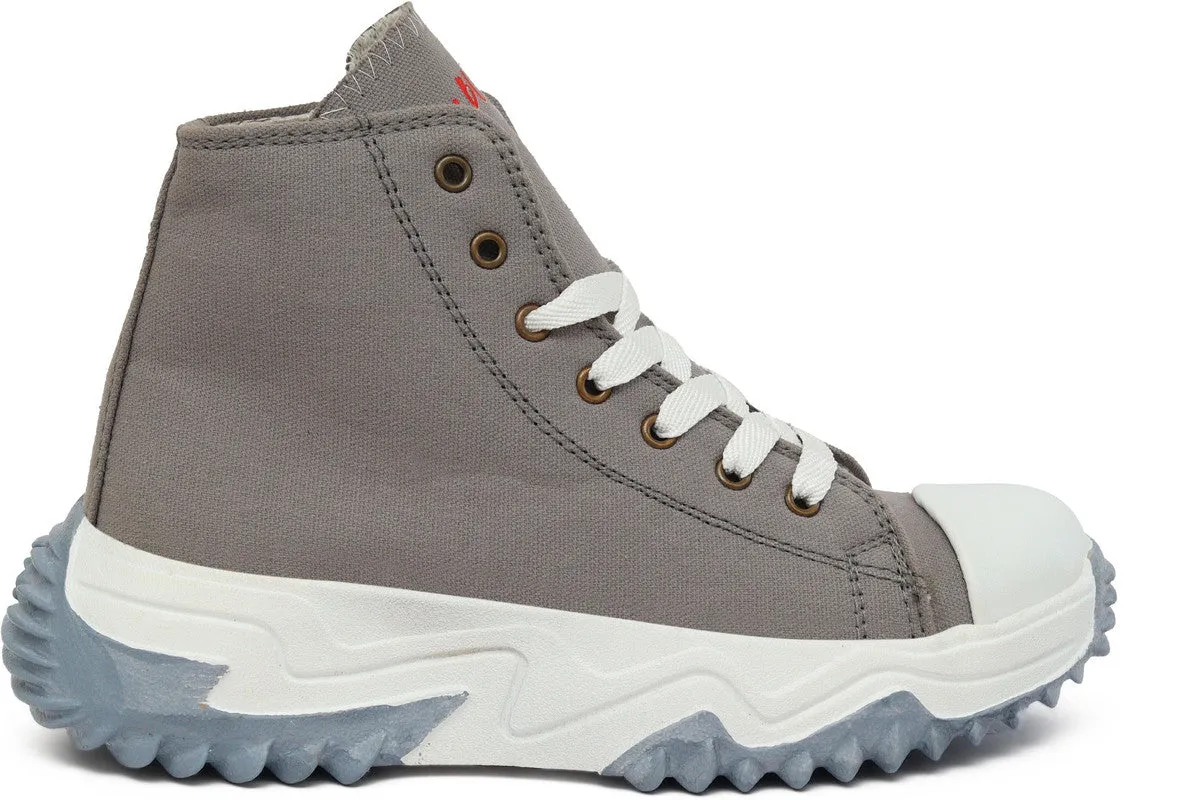 SHOE BLATE Women and Girls Latest Collection Stylish Casual Shoes Sneakers High Tops For Women (Grey , 4)
