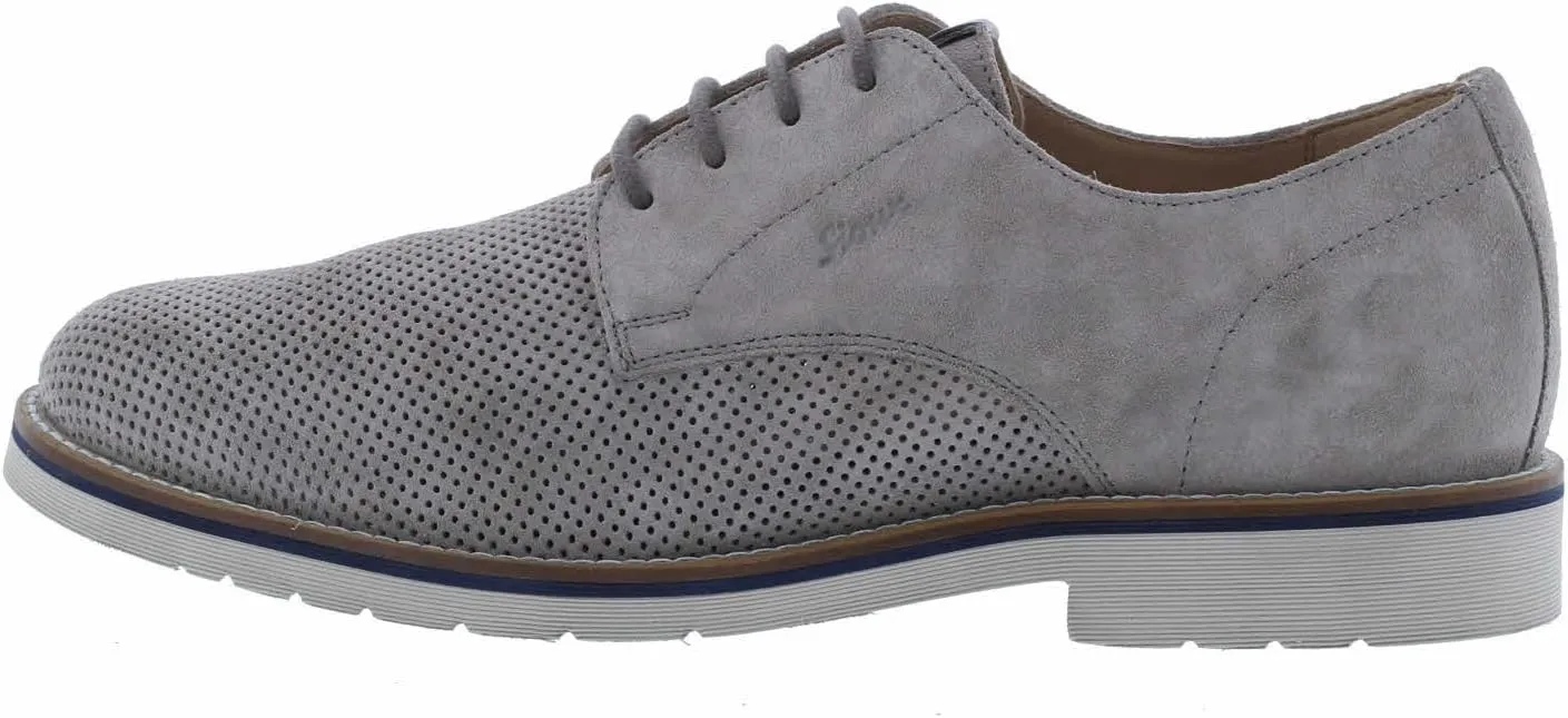 Sioux Men's Derby Oxford Flat, Cemento, 13.5