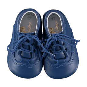 Soft Leather Baby Bronte Boots - French Navy