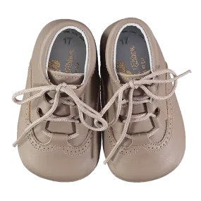 Soft Leather Baby Bronte Boots - Taupe