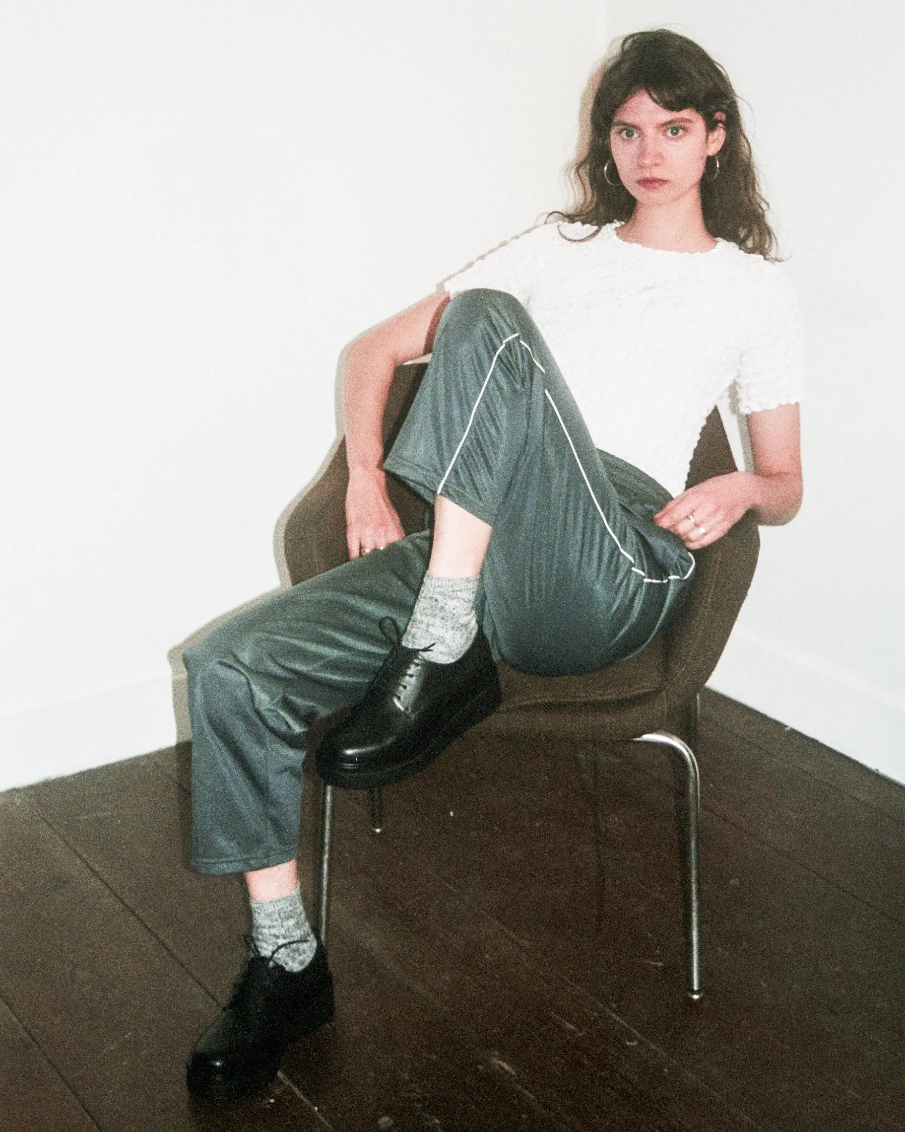 Tara Black Leather Shoes