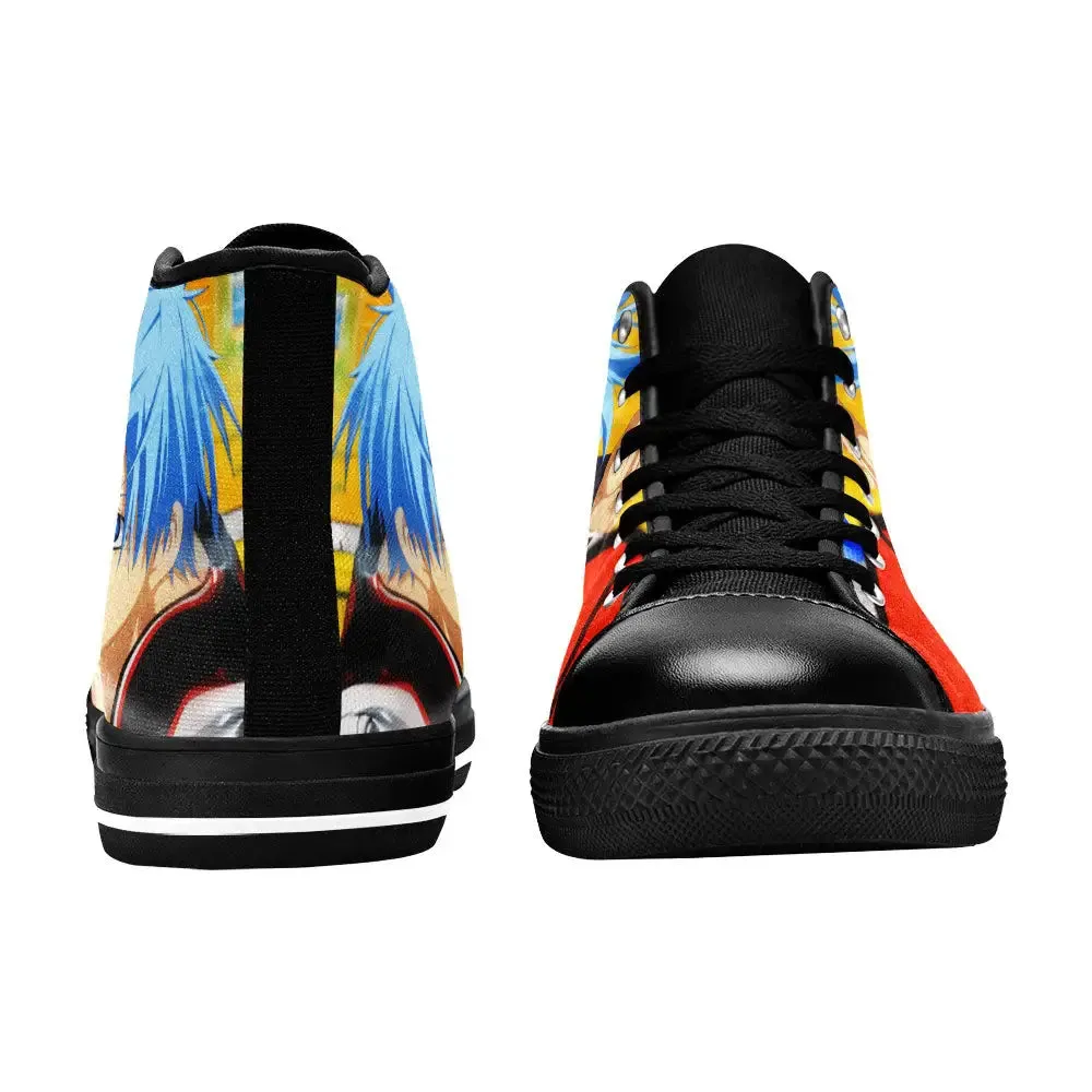 Tetsuya Kuroko Basketball Shoes High Tops Sneakers for Kids and Adults