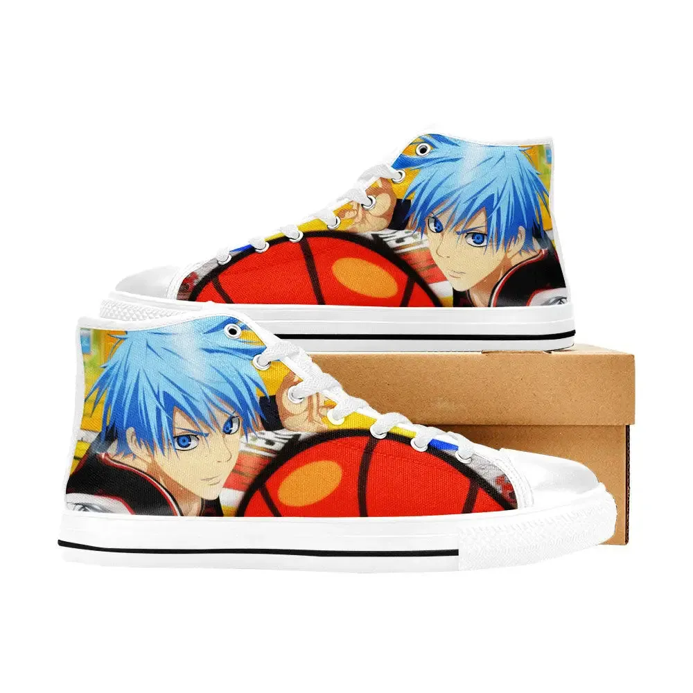 Tetsuya Kuroko Basketball Shoes High Tops Sneakers for Kids and Adults