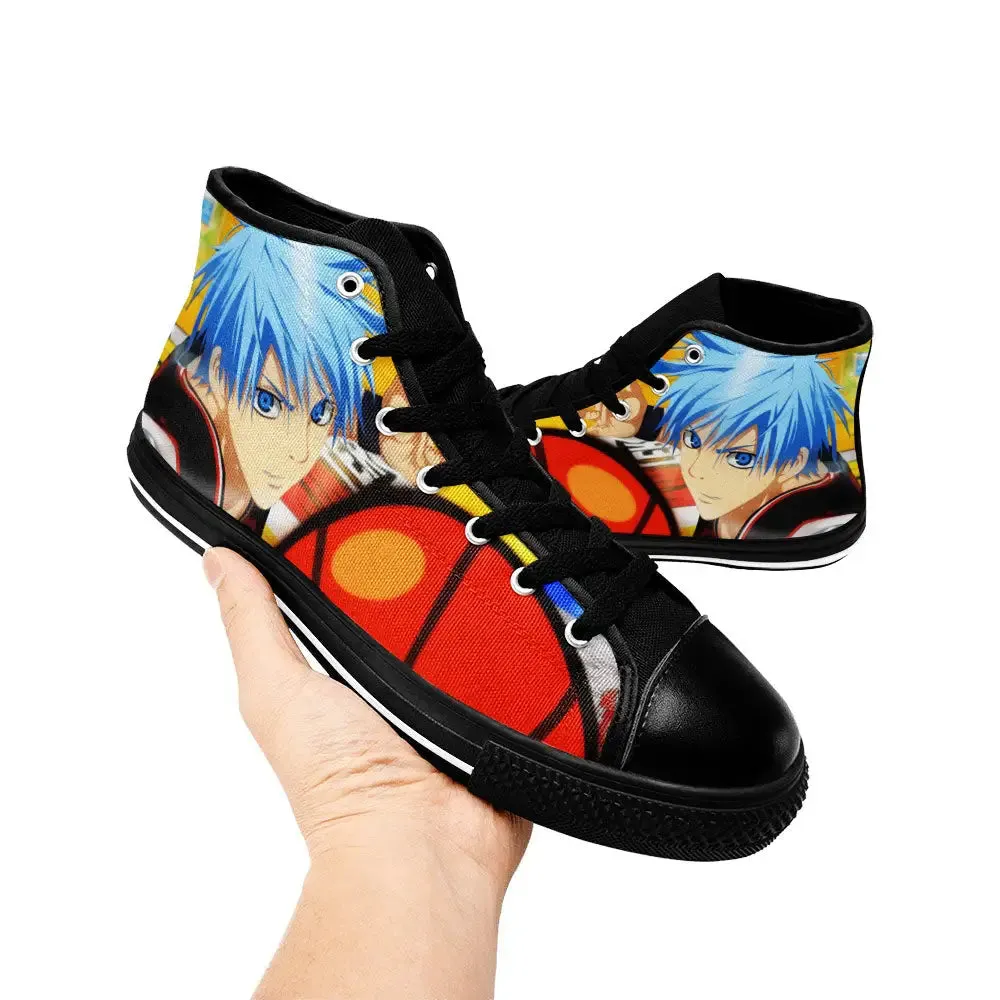 Tetsuya Kuroko Basketball Shoes High Tops Sneakers for Kids and Adults