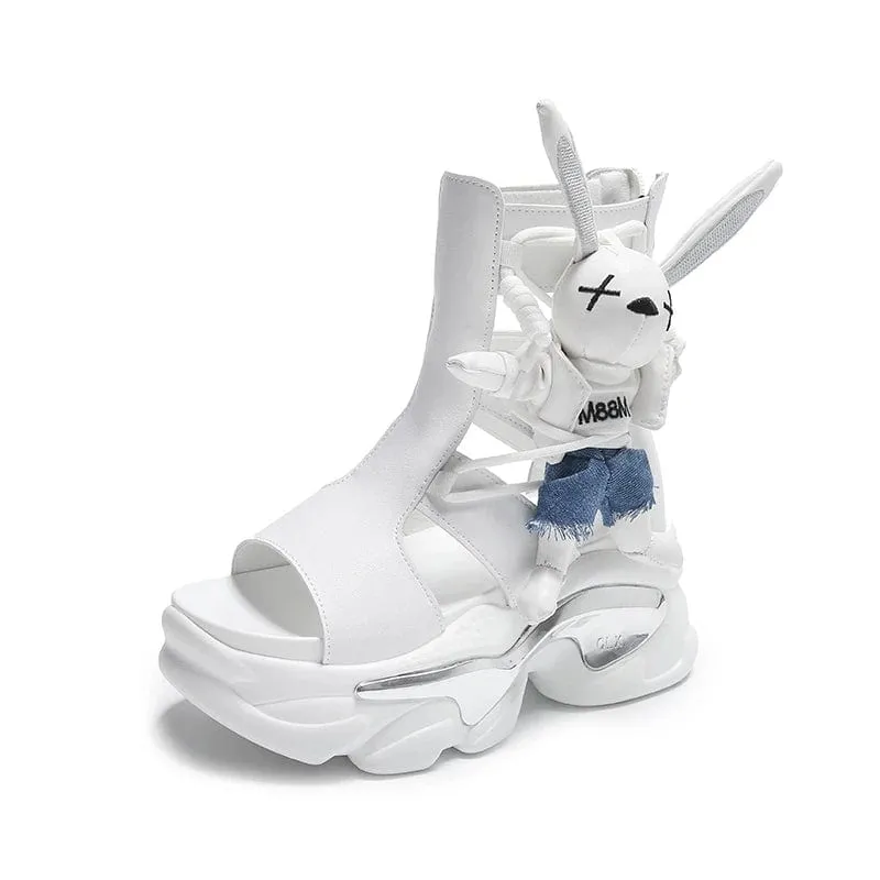Trace Thick Wedge Sneakers
