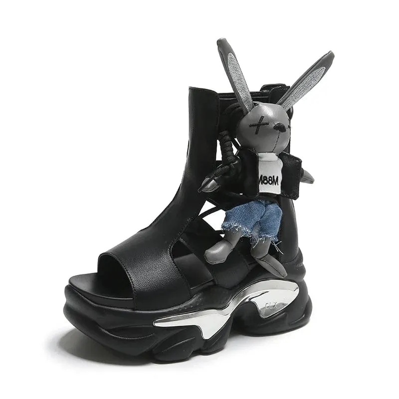Trace Thick Wedge Sneakers