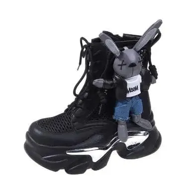 Trace Thick Wedge Sneakers
