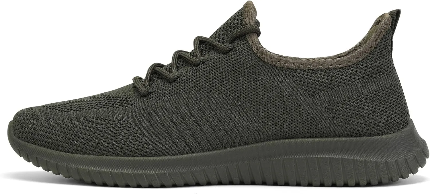VAMJAM Men's Running Shoes Ultra Lightweight Fashion Sneakers Breathable Walking Shoes Non Slip Athletic Mesh Workout Casual Sports Shoes